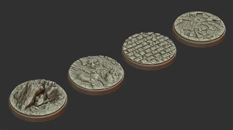 miniature bases stl.